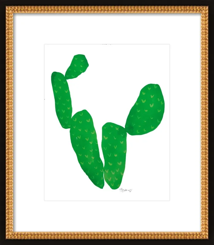 Green Cacti by Kate Roebuck for Artfully Walls