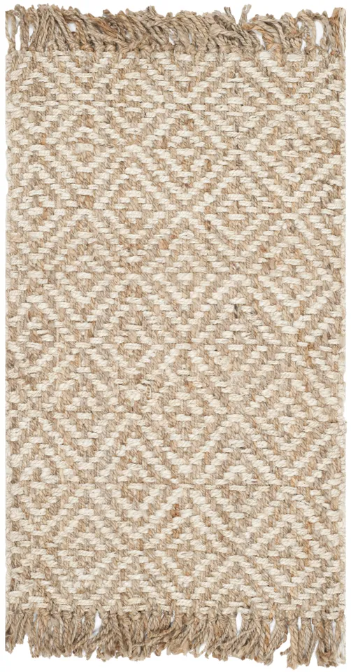 Arlo Home Hand Woven Area Rug, NF450A, Natural/Ivory,  3' X 5'