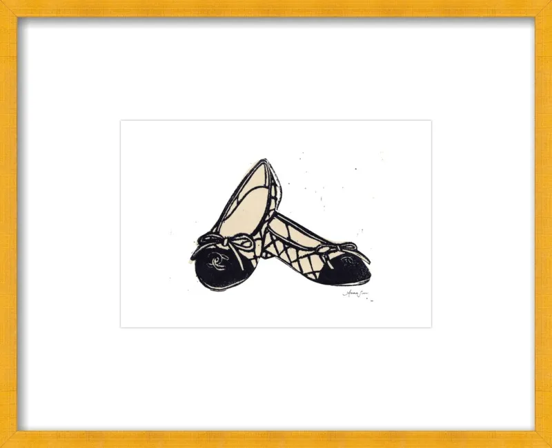 Chanel Ballet Flats by Anna See for Artfully Walls