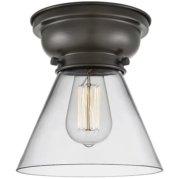 Zachary Glass Flushmount