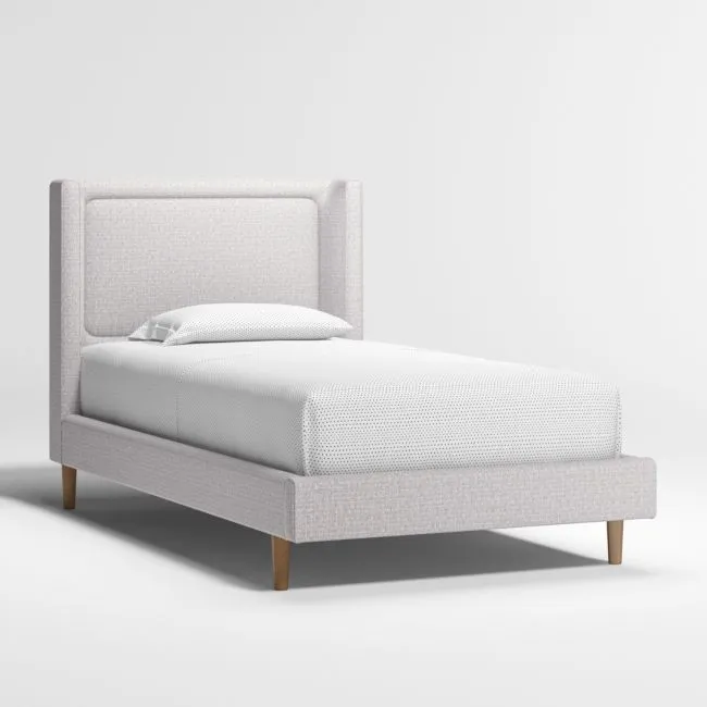 Weston Grey Upholstered Kids Twin Bed