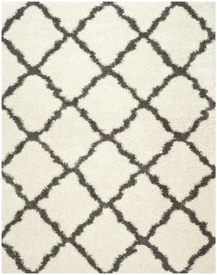 Arlo Home Woven Area Rug, SGD257H, Ivory/Dark Grey,  8' X 10'