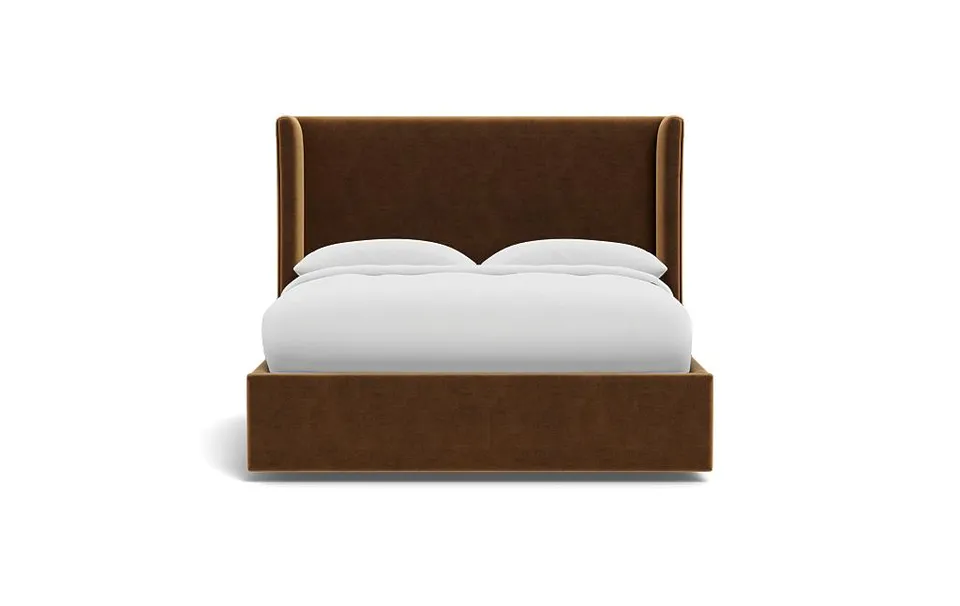 Graham Upholstered Bed with Contrast Piping and Storage Option