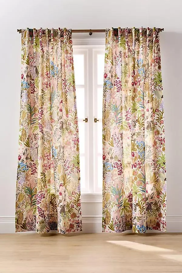Anela Cotton Printed Scenic Curtain