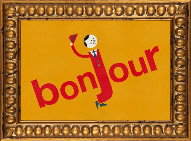 Bonjour by Blanca Gómez for Artfully Walls