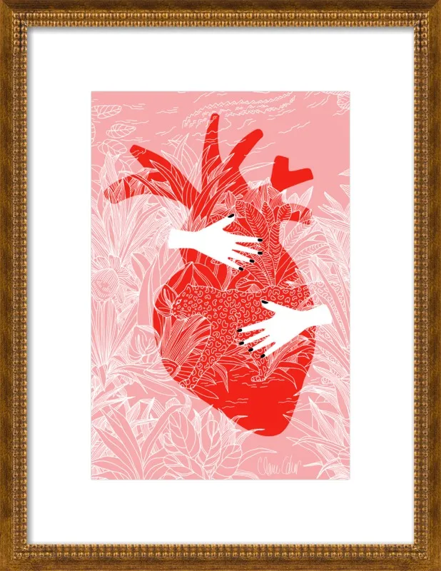 REFUGE ROSE by Claire Colin for Artfully Walls