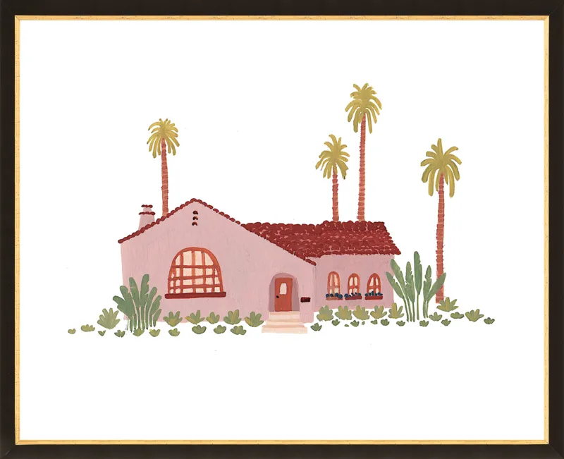 Pink Bungalow by Taylor Ann for Artfully Walls