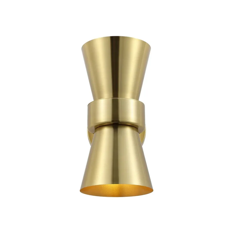 Bynner 2Lt 7.25" Wall Sconce, Set Of 2 - Brass