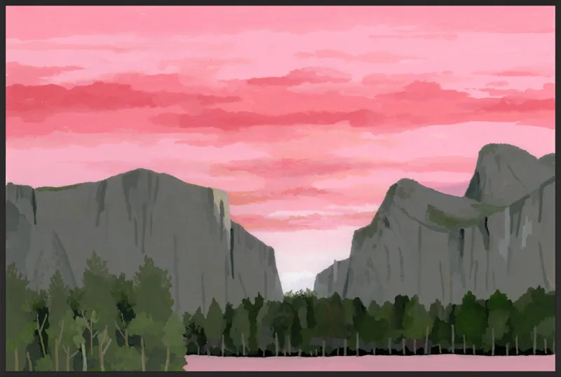Dawn of Yosemite Park by Hiroyuki Izutsu for Artfully Walls