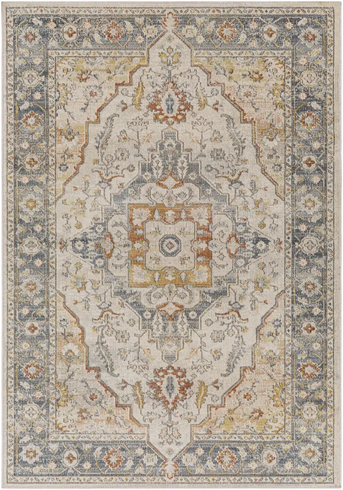Jamila Beige Indoor 9'2" x 12' Machine Woven Rug