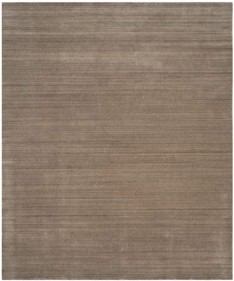 Arlo Home Hand Loomed Area Rug, HIM820B, Taupe,  8' X 10'