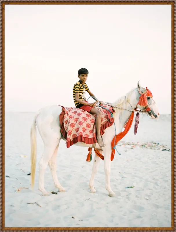 Boy on Horse by Andrew Jacona for Artfully Walls