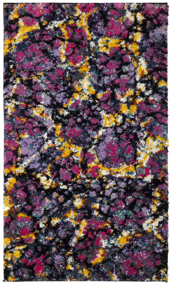Arlo Home Woven Area Rug, FSG370P, Lavander/Multi,  4' X 6'