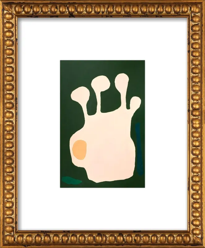 Nectarine Vase, abstraction 11 by Neicy Frey by Neicy Frey for Artfully Walls
