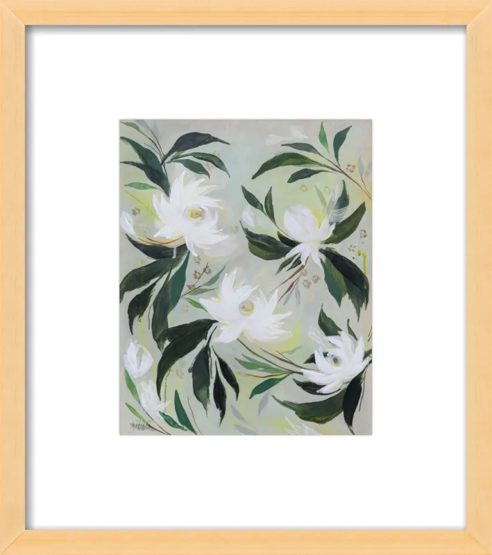 White Gardenia by Rachel Roe for Artfully Walls