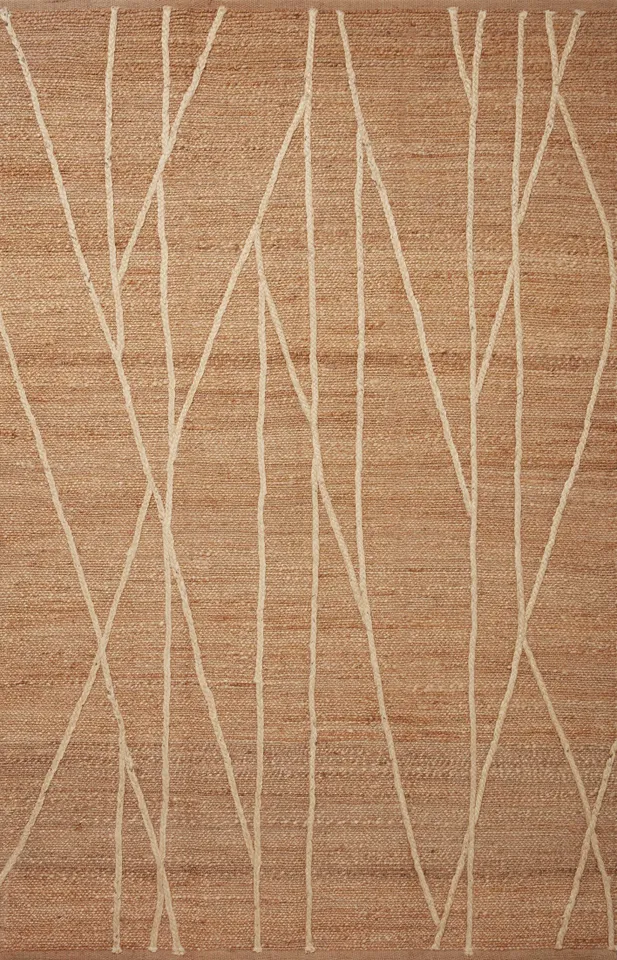 Loloi Bodhi Natural / Ivory 18" x 18" Sample