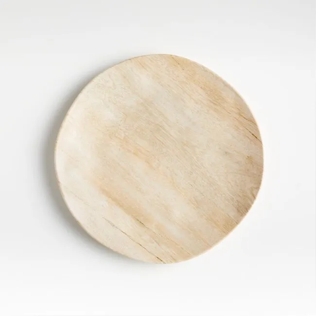 Faux Bois Melamine Salad Plate