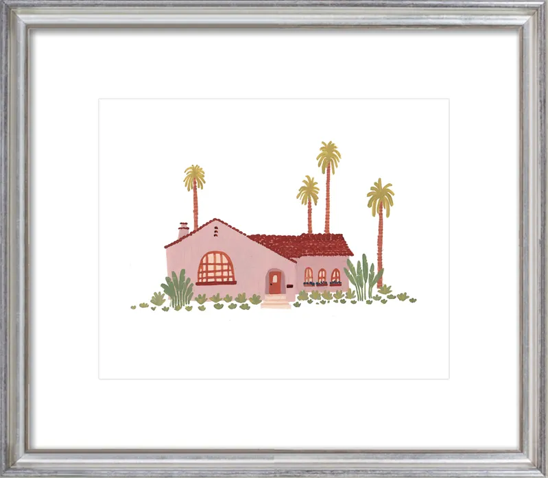 Pink Bungalow by Taylor Ann for Artfully Walls