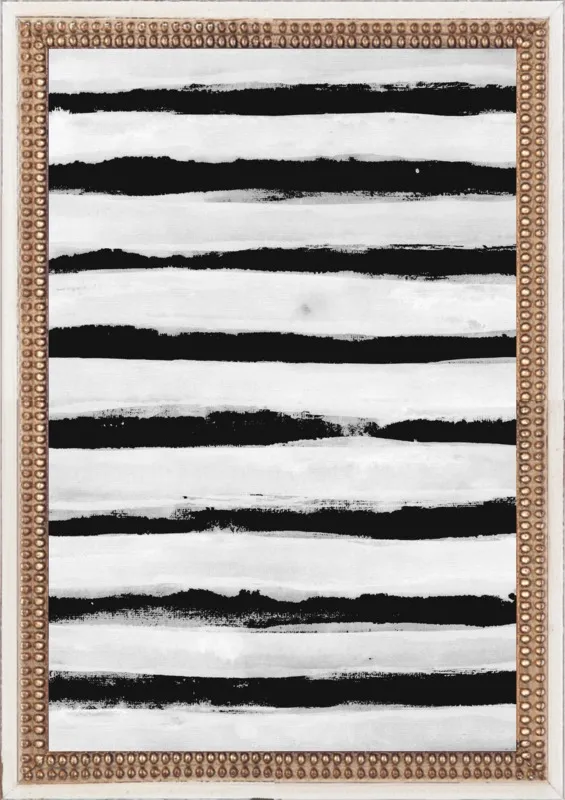 Black and White Stripes by Georgiana Paraschiv for Artfully Walls