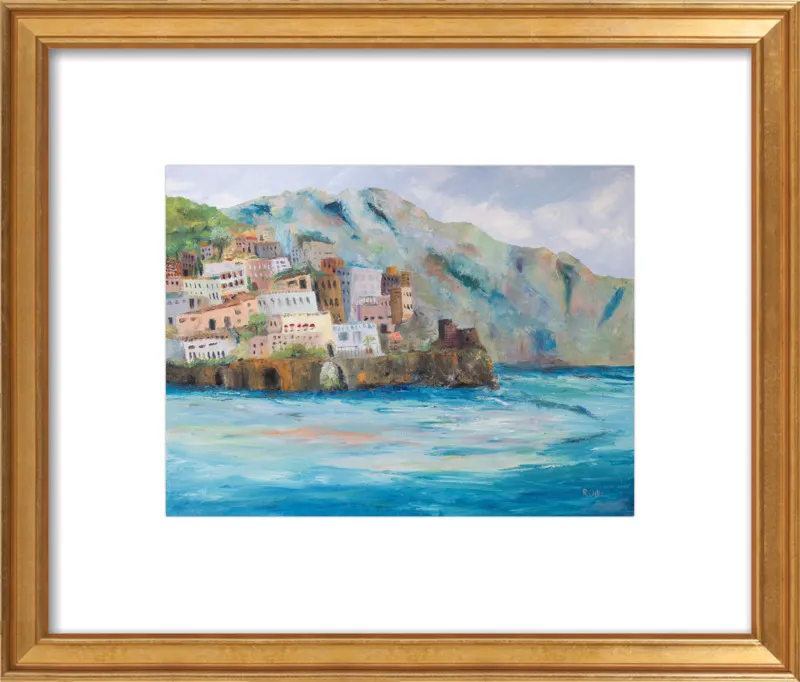 Amalfi Coast by Renee A Ortiz for Artfully Walls