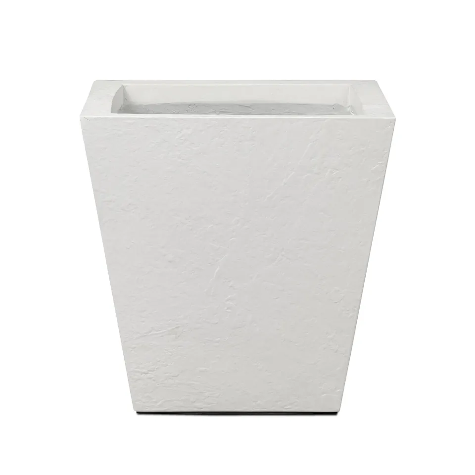 Koto Planter - Textured White Concrete