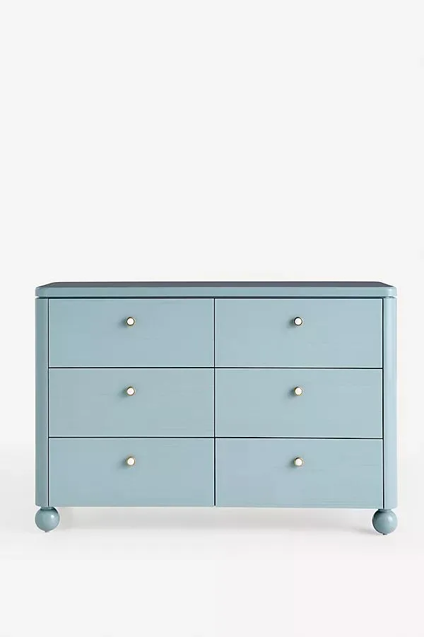 Tasha Lacquer Six-Drawer Dresser