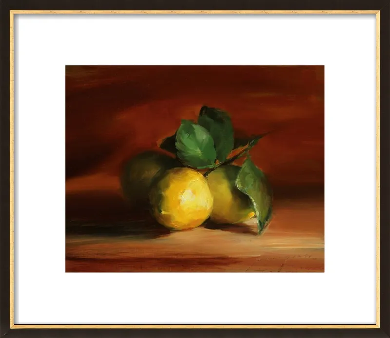 Lemons In Quiet Light by Georgesse Gomez for Artfully Walls