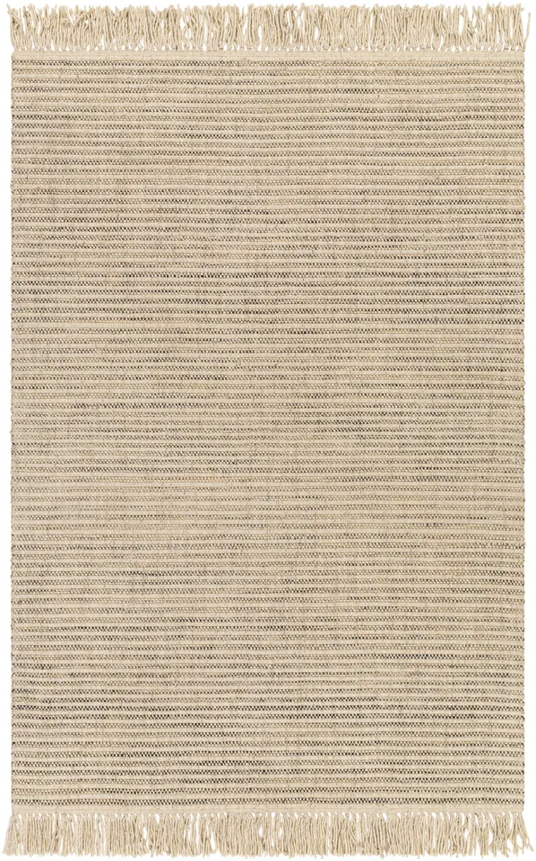 Cecelia Beige Indoor 5' x 7'6" Handmade Rug