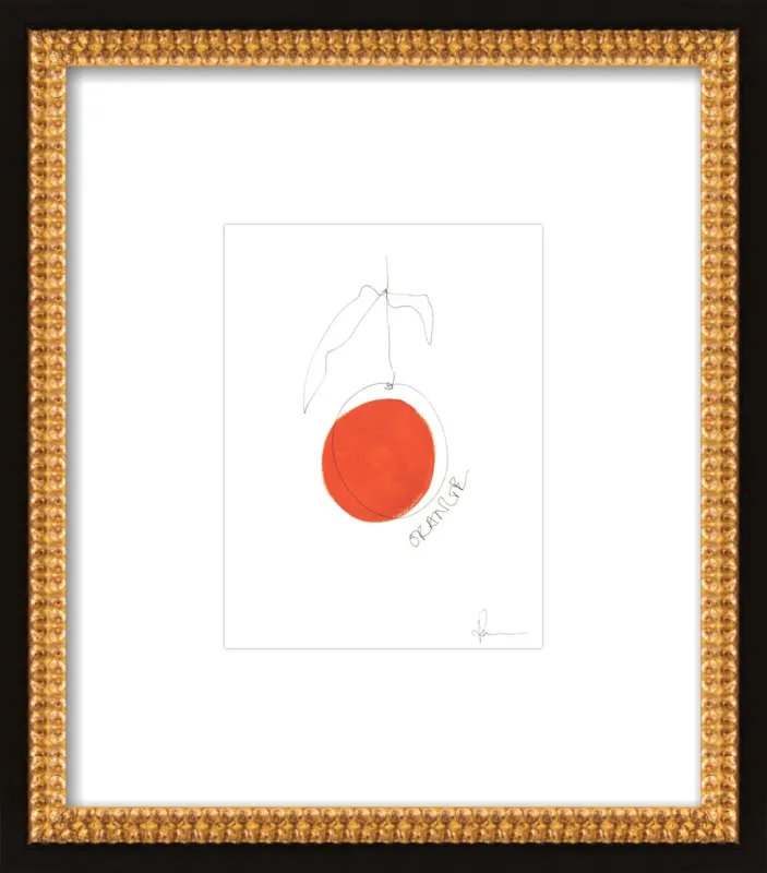 Orange by Polly Mann for Artfully Walls