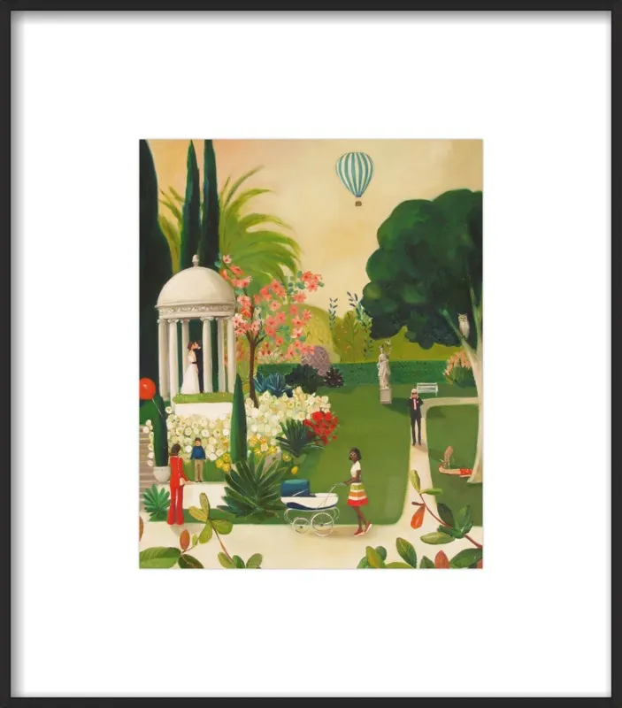 A Fainting in the Botanical Gardens by Janet Hill for Artfully Walls