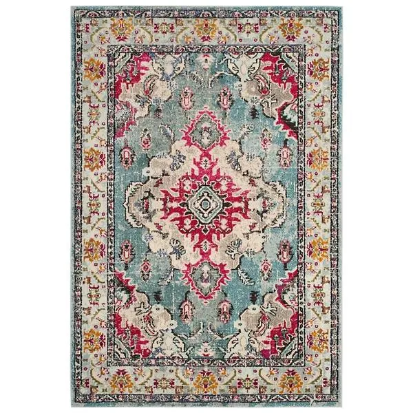 Montego Distressed Medallion Area Rug