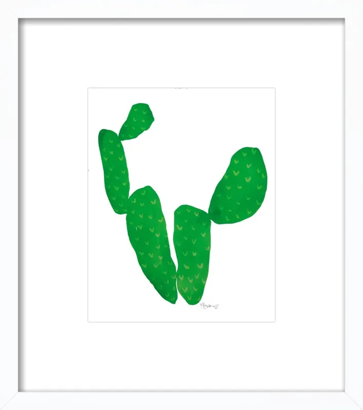 Green Cacti by Kate Roebuck for Artfully Walls