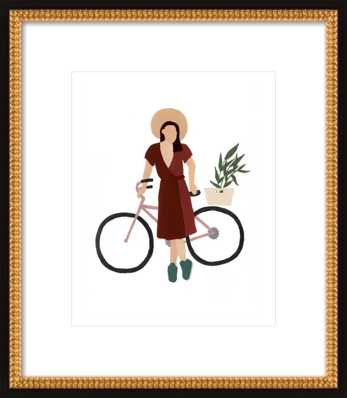 Biking Beauty by Taylor Ann for Artfully Walls