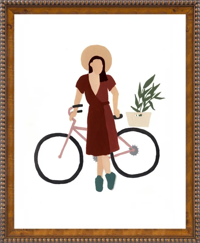Biking Beauty by Taylor Ann for Artfully Walls