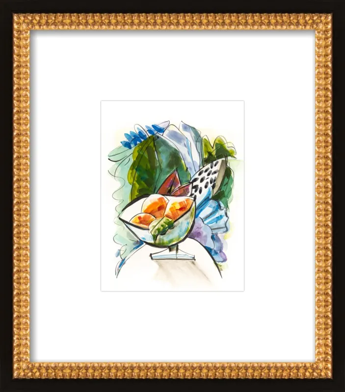 Still life with oranges by Becky Aubry for Artfully Walls