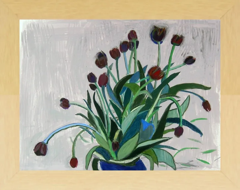 queen of the night tulip by Liz Innvar for Artfully Walls