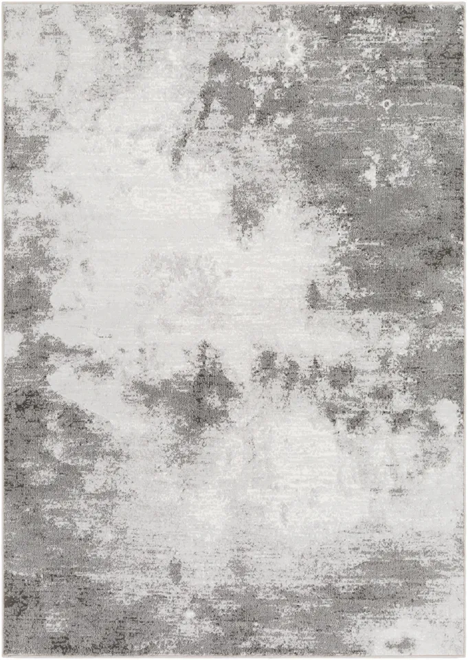 Contempo Gray Indoor 8'8" x 12'10" Machine Woven Rug
