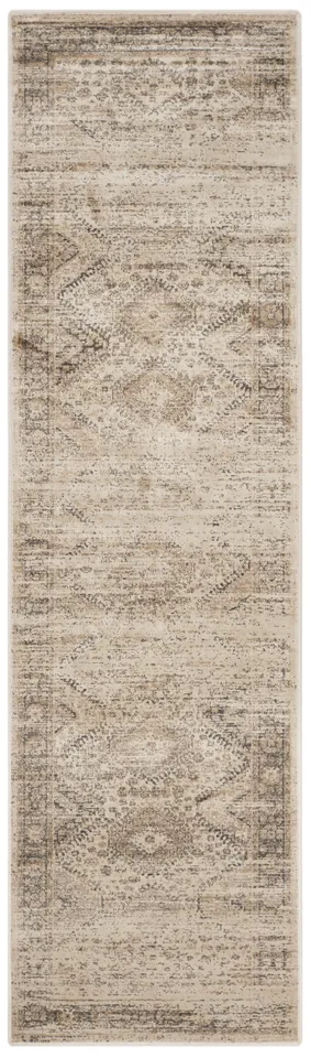 Arlo Home Woven Area Rug, VTG118-3440, Stone,  2' 2" X 7' 2"