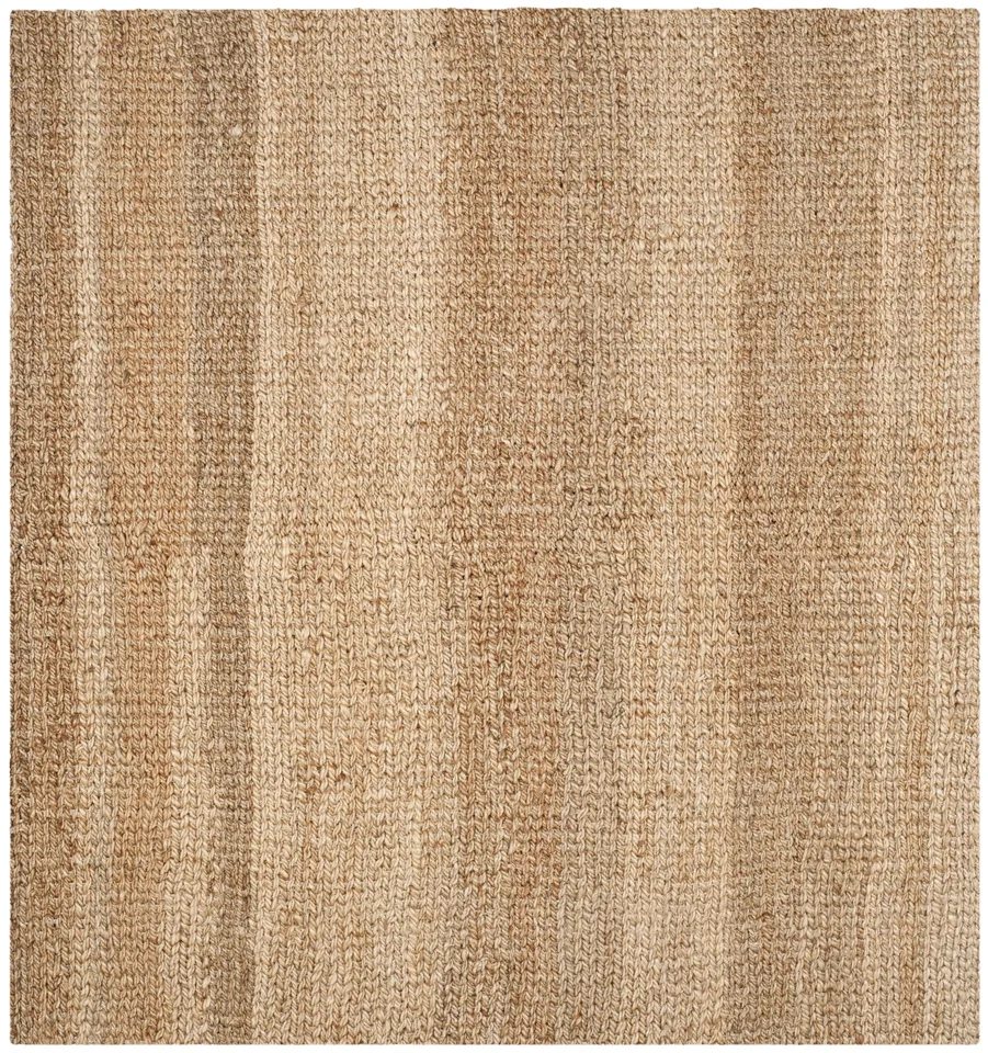 Arlo Home Hand Woven Area Rug, NF732A, Natural,  9' X 9' Square