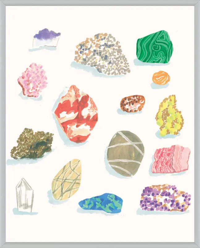 Gems by Danielle Kroll for Artfully Walls
