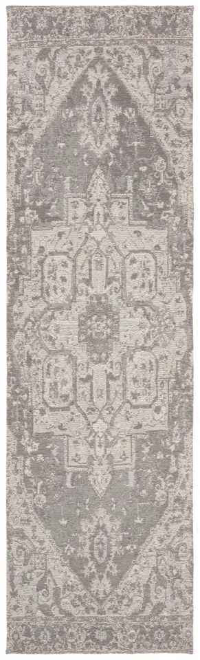 Arlo Home Woven Area Rug, CLV111F, Grey,  2' 3" X 8'