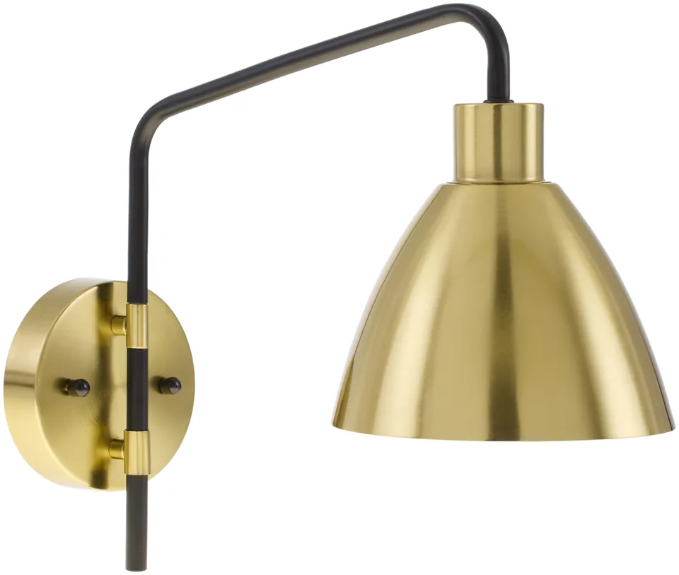 Munos   12"L x 7"W x 16"H Wall Sconce