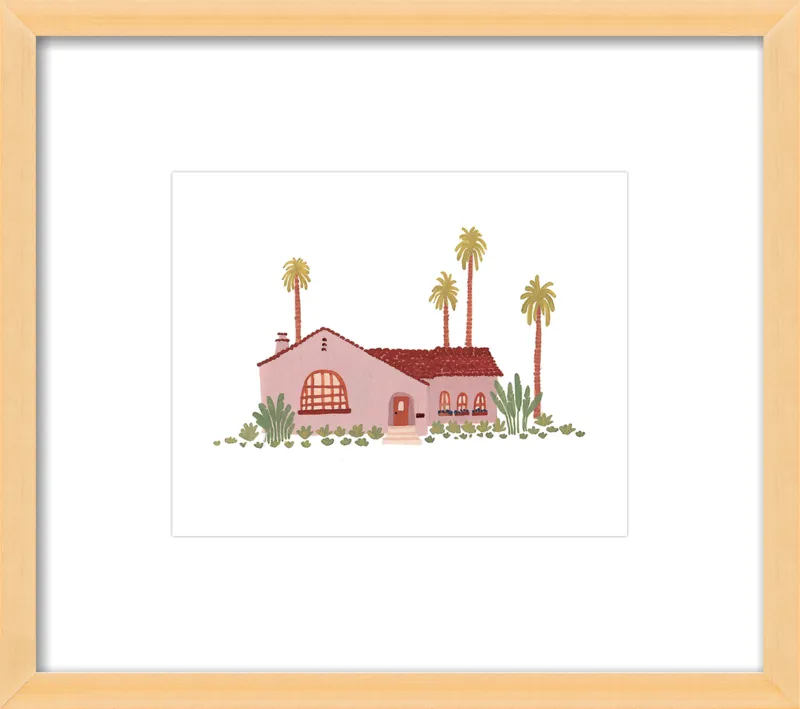 Pink Bungalow by Taylor Ann for Artfully Walls