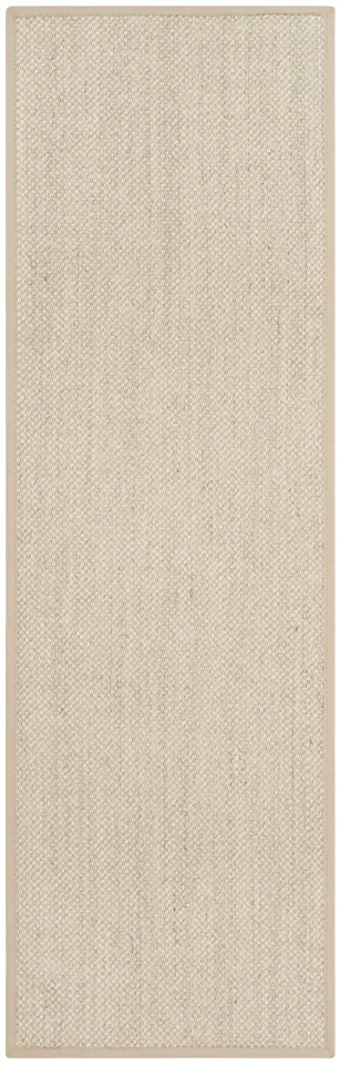 Arlo Home Woven Area Rug, NF143B, Marble/Linen,  2' 6" X 10'