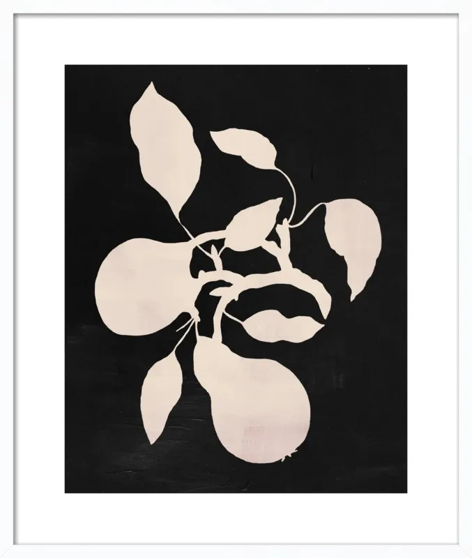 pears black and white by Ruti Shaashua for Artfully Walls