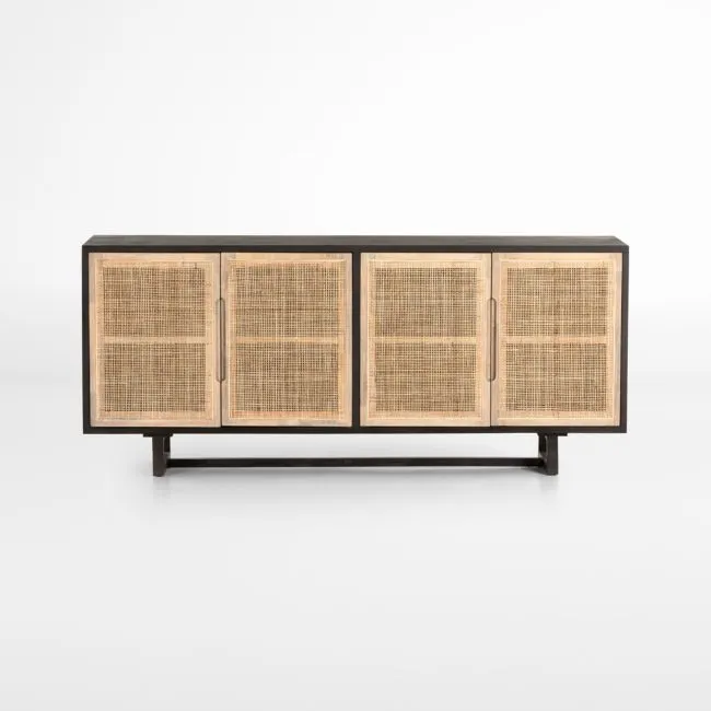 Libby 72" Black Credenza