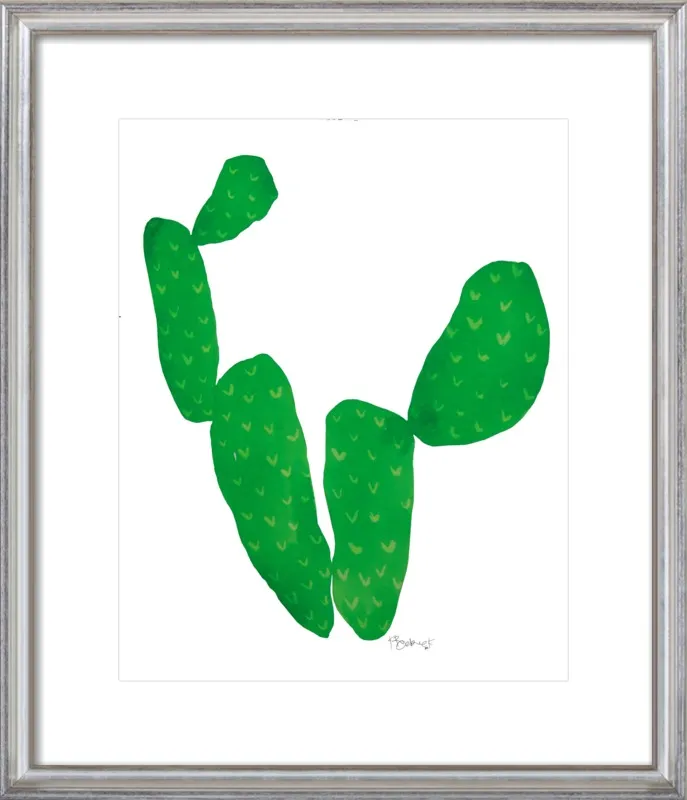 Green Cacti by Kate Roebuck for Artfully Walls