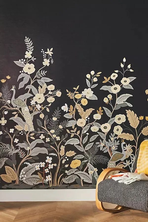 Peacock Mural Wallpaper