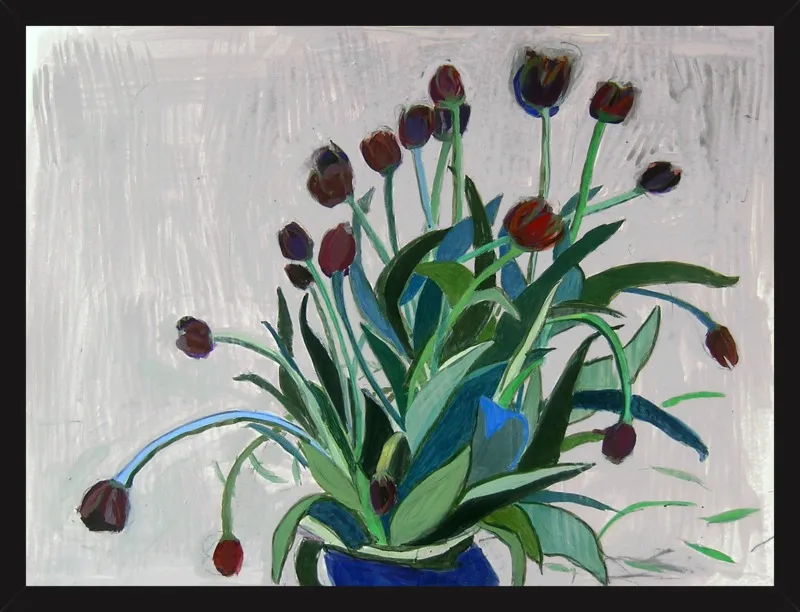 queen of the night tulip by Liz Innvar for Artfully Walls
