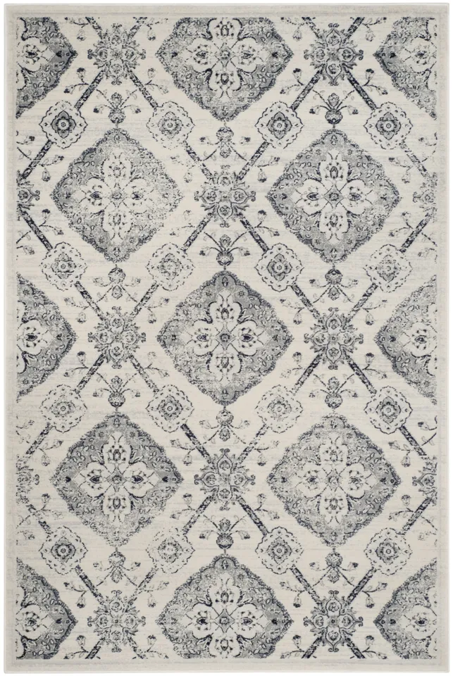 Arlo Home Woven Area Rug, CNG623C, Cream/Light Grey,  8' X 10'